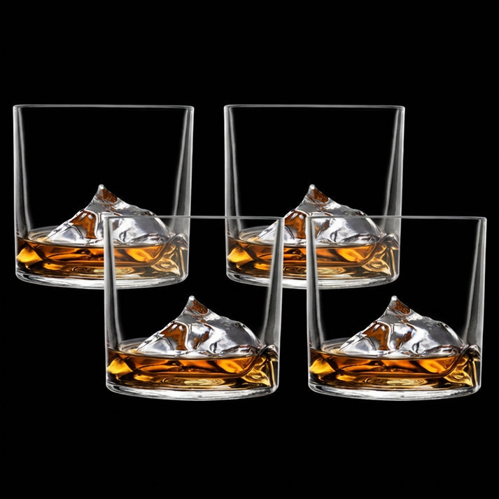 Liiton | Everest Crystal Whiskey Glasses Set of 4