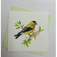 Quilling Card | Gold Finch