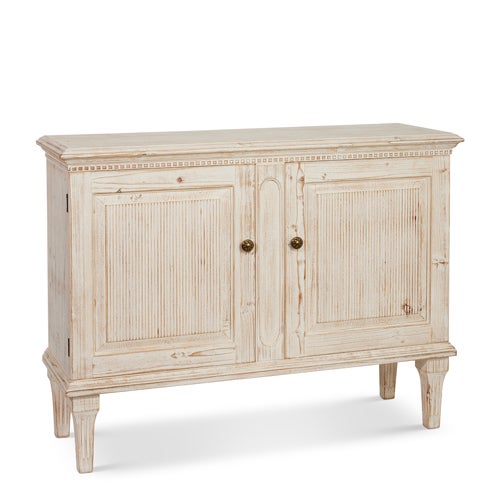 Cabinet White Washed 47"