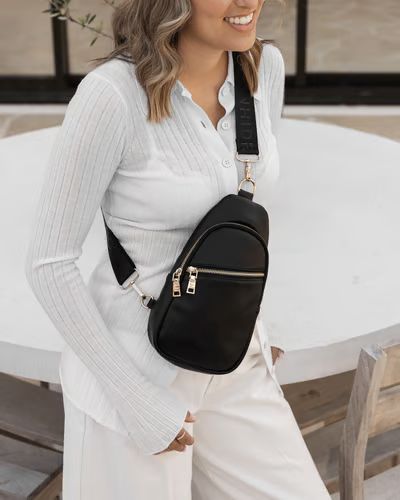 Bella Sling Handbag - Black