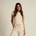 Söft Bamboo Soft Short Sleeve Shirt - Oatmeal | Faceplant Dreams