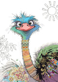 Oscar Ostrich Card