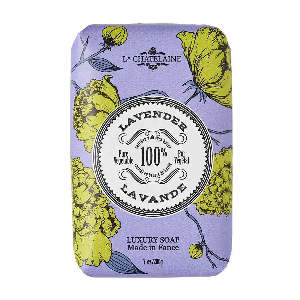Luxury Hand Soap Wrapped Lavender La Chatelaine