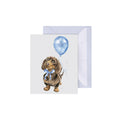 Wrendale Designs New Baby Boy Gift Enclosure - Blue Sausage