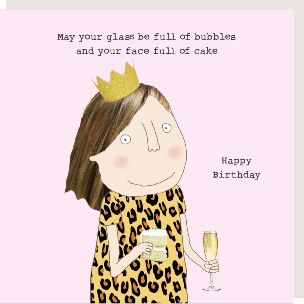 Bubbles & Cake Card | Rosie Made a Thing