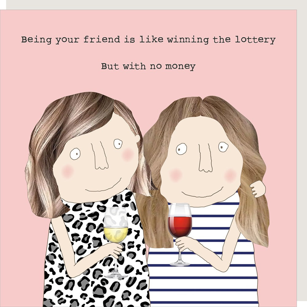 Birthday Lottery Friend Card | Rosie Made a Thing