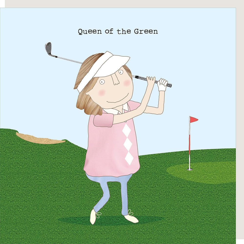 Green Queen Card | Rosie Made a Thing