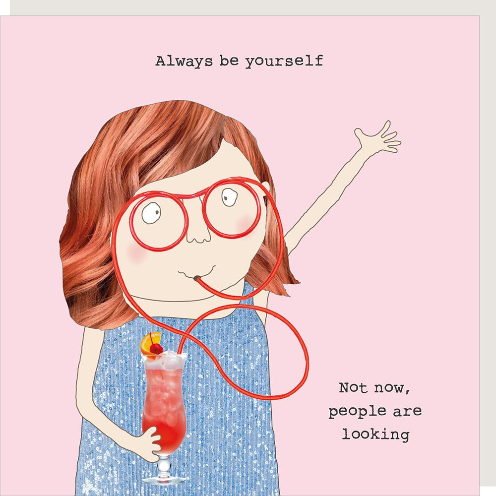 Not Now Girl  Greeting Card | Rose Made A Thing