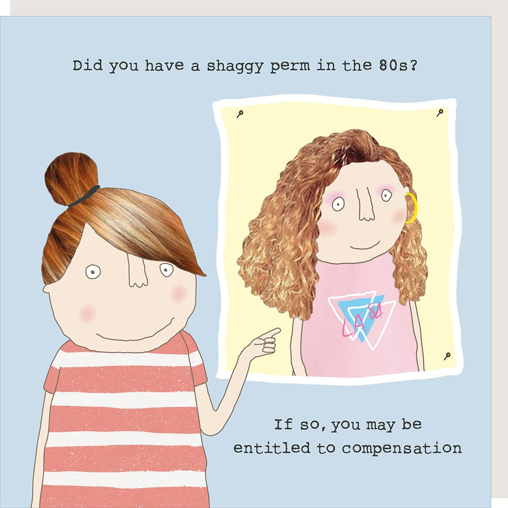Shaggy Perm Card | Rosie Made A Thing