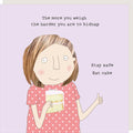 Stay Safe Greeting Card | Rosie Made A Thing