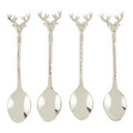 Silver Stag Spoon Set of 4