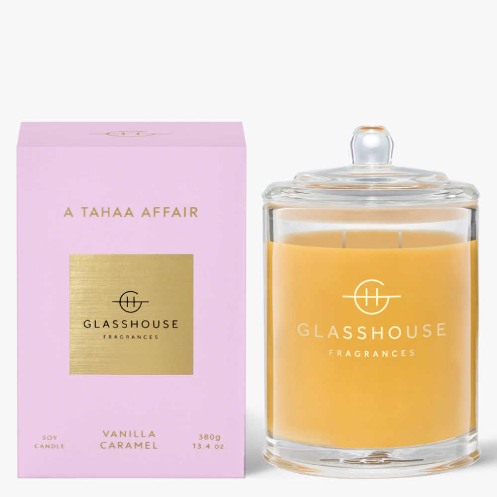 A Tahaa Affair Candle – Glasshouse Candle (13.4 oz)