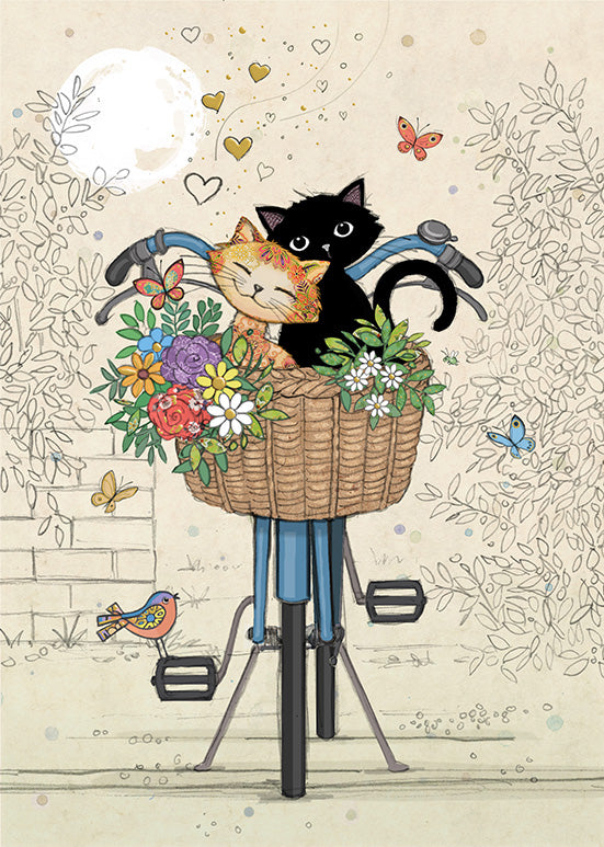 Bike Kitties Card
