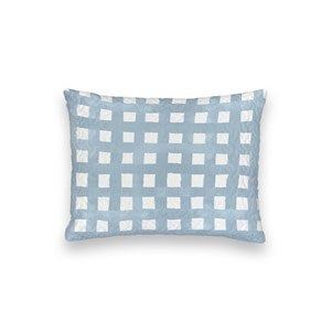 Ida Mae | Plaid Blue Standard Sham