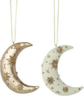Crescent Moon Ornaments - Assorted