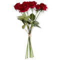 Real Touch Roses Red 17" Bundle of 6