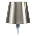 Classic Shade Bottle Stopper LED 5" Silver