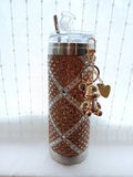 Tumbler Crystal  Wings of Grace Gold & Silver Cross Jacqueline Kent