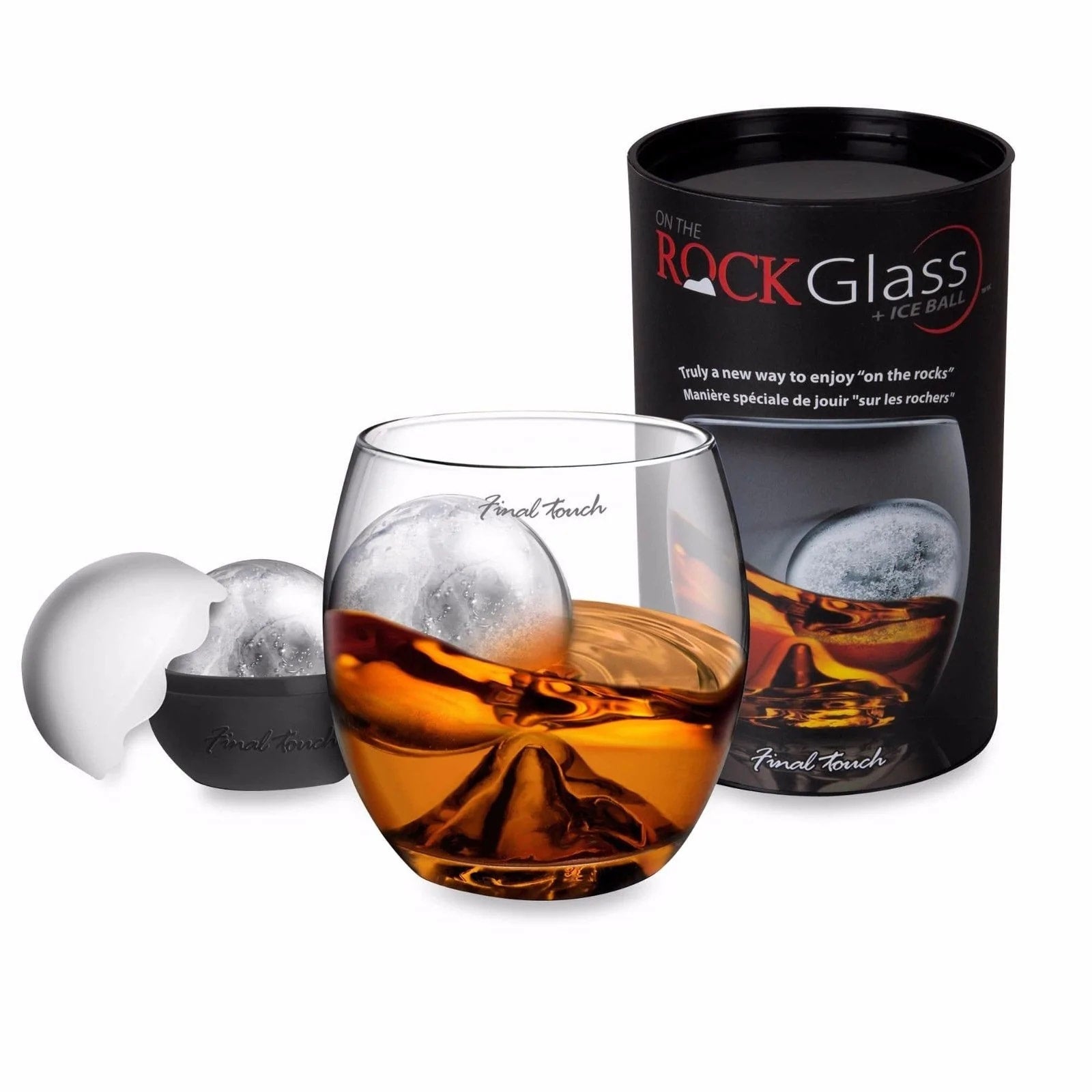 On the Rocks Glass & Ice Ball