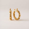 Lover's Tempo | Jessie Hoop Gold Earrings