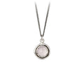 Pyrrha | Faceted Stone Rose Quartz Talisman Necklace 18"