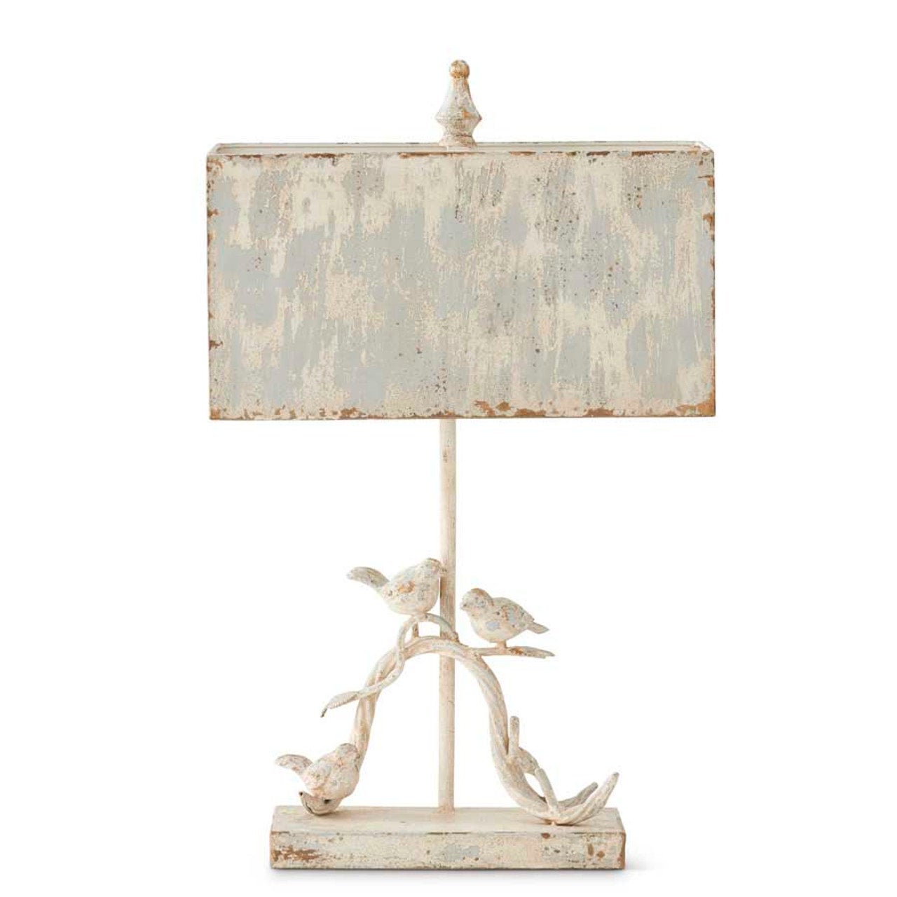 Lamp Bird Distressed 27"