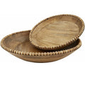 Beaded Bowl Lrg 17 3/4"