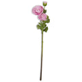 Floral Real Touch Triple Bloom Ranunculus Pink Single