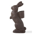 Resin Chocolate Bunny w/ Basket 34.25"