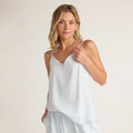Linen Tank - Blue | Faceplant Dreams