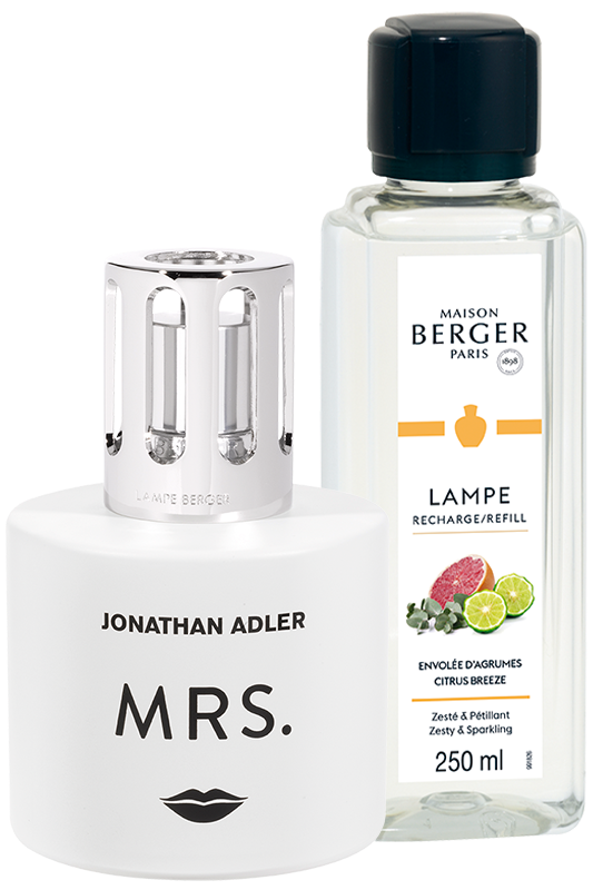 Maison Berger | Jonathan Adler Mrs. Lamp Gift Set with Citrus Breeze