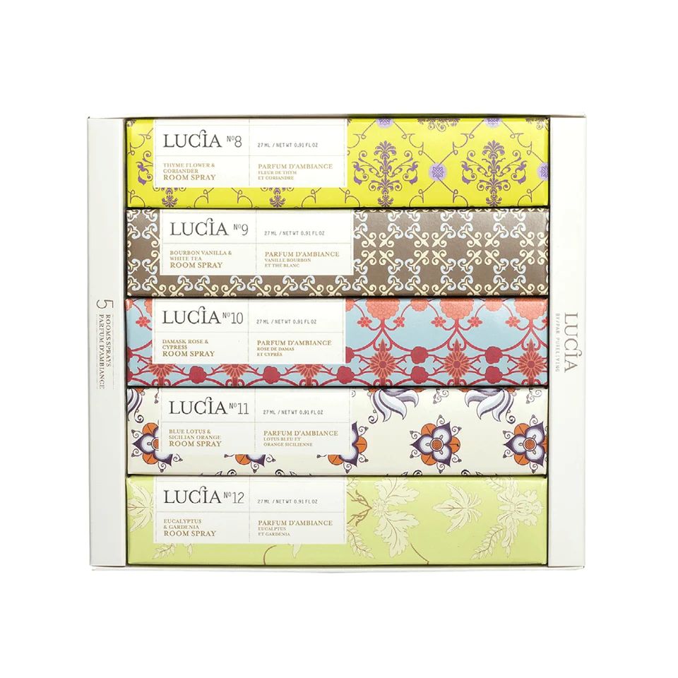 Lucia Set of 5 Room Spray Assort