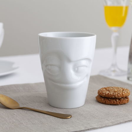 Impish Handle Mug - White