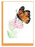 Quilling Card | Monarch Millweed Butterfly Gift Enclosure