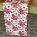 Table Runner Martha Pattern Mahogany
