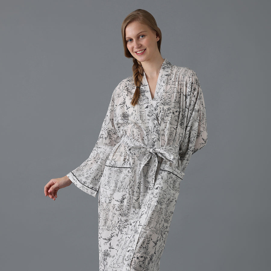Mahogany | Toile Robe Small