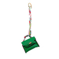 Birkin Bag Purse Charm - Green