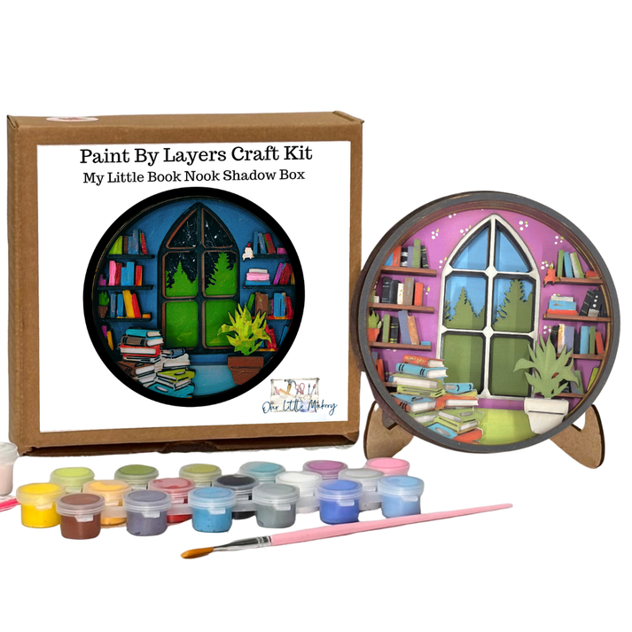 My Little Book Nook Shadowbox Craft Kit