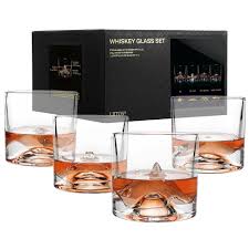 Liiton | Peaks Whiskey Glasses Set of 4