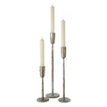 Luna Forged Candleholder - Silver