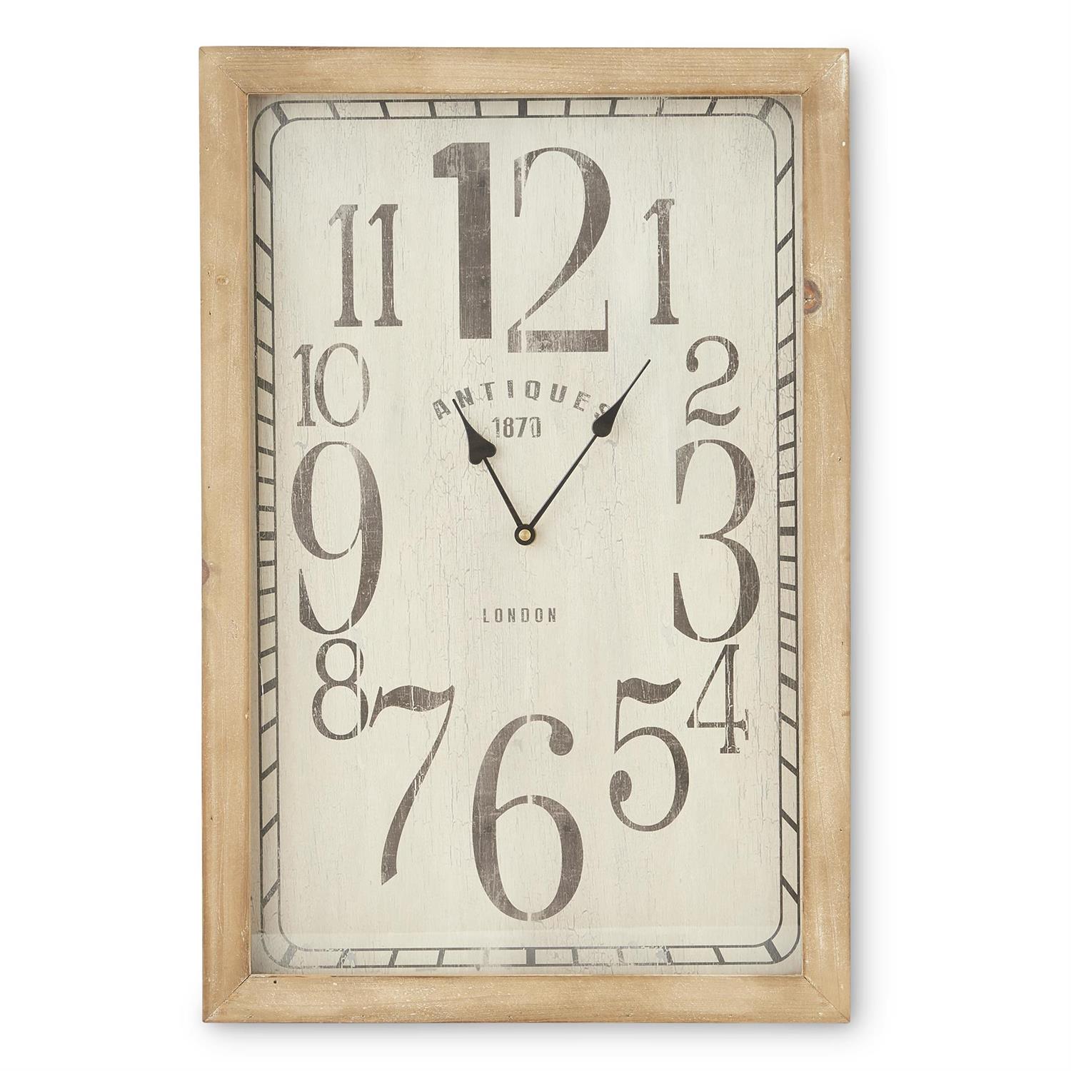 Clock 23.5 " Rectangle European
