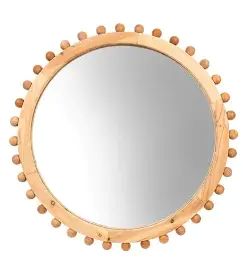 Indaba | Emmaline Wood Beaded Mirror