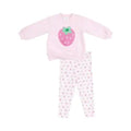 Strawberry Swiss Dot Oversized Sweatshirt Only 6-12 Months
