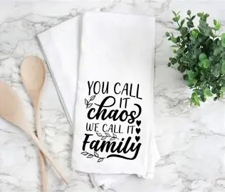 Call It Chaos Tea Towel