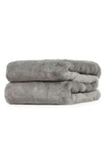 Brady Plush Throw - Smoke 50 x 60"