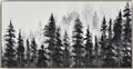 Misty Pines Wall Art 28 x 56"