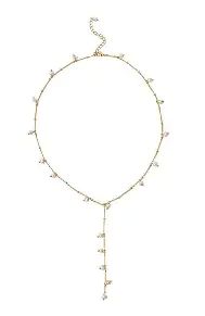 Lover's Tempo | Dot Pearl Lariat Necklace