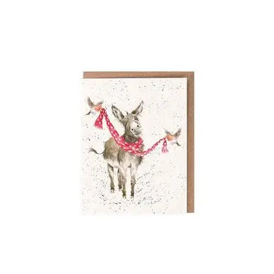 Wrendale Designs Christmas Gift Enclosure - The Christmas Donkey