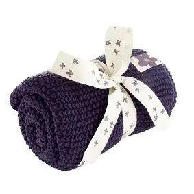 Knit Dish Towel - Aubergine