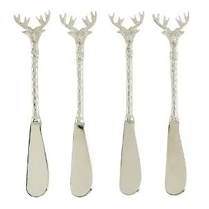 CREATIVE BRANDS | Silver Stag Spreader Set of 4